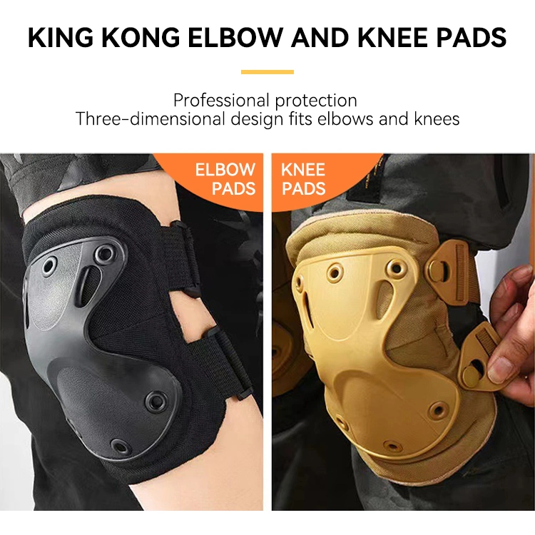 Tactical Elbow and Knee Pads with Green Color