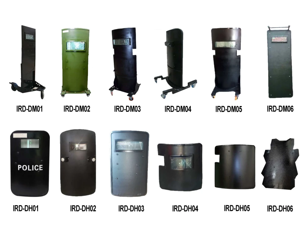 Reliable Good Performance Lightweight Handheld Ballistic Shield Bulletproof Shield Equipment for Military Equipment