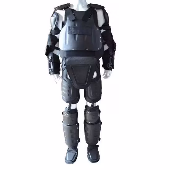 Combinaison de police anti-émeute Défense en polycarbonate Anti-émeute T Baton Équipement tactique militaire