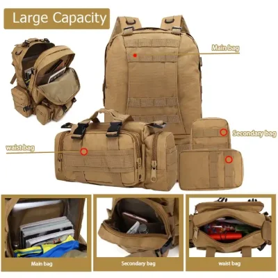 Tactical Gear Backpack Sac à dos tactique de grande capacité