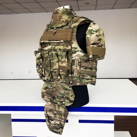 Prix ​​d'usine Mc Acu Au Camouflage Armée Tactique Libération Rapide Pleine Protection Grande Taille Nij Iiia IV Br3 Balistique Br5 Gilet Pare-balles pour Militaire Swat Soldat